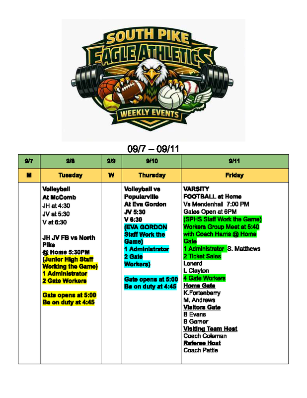 spsd sphs athletics sept 2026