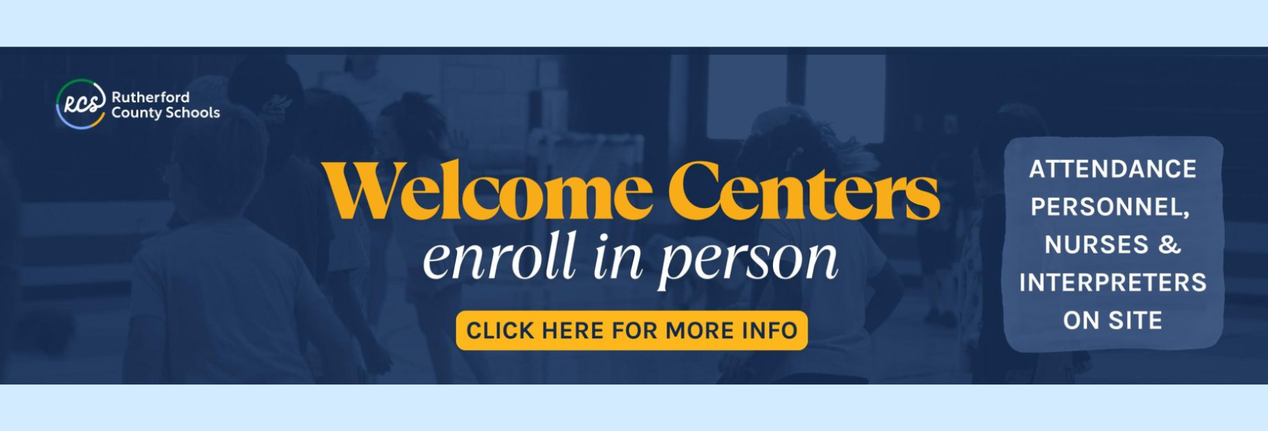 Welcome centers