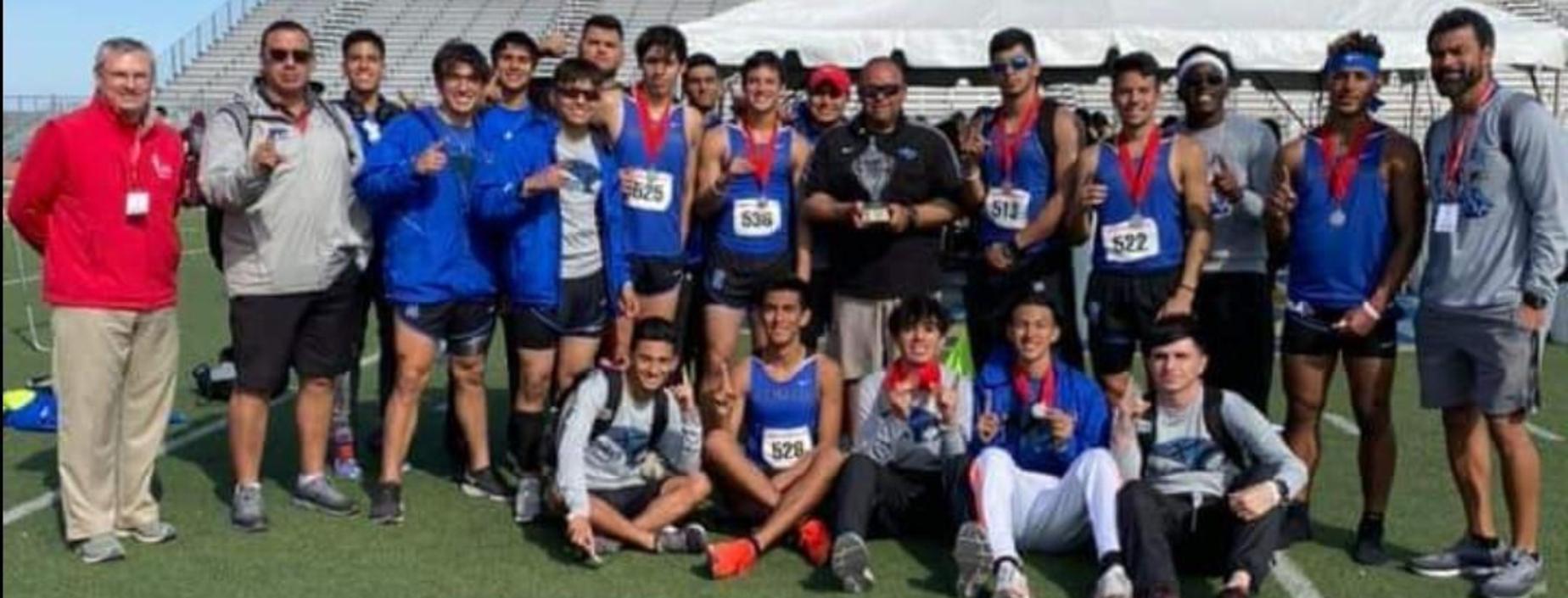 RVHS Boys track win the Border Olympics Track meet in Laredo