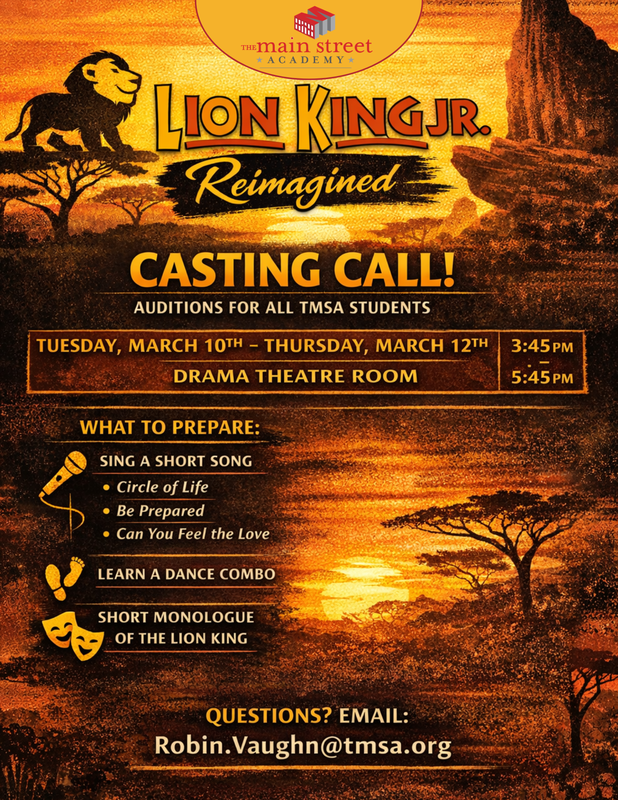 Casting Call for Lion King Jr. Reimagined Featured Photo