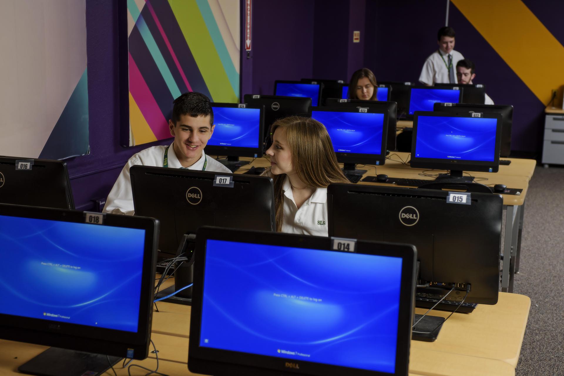 Students in the Computer Lab