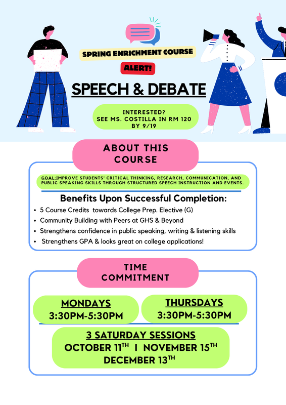 Speech and Debate Flyer