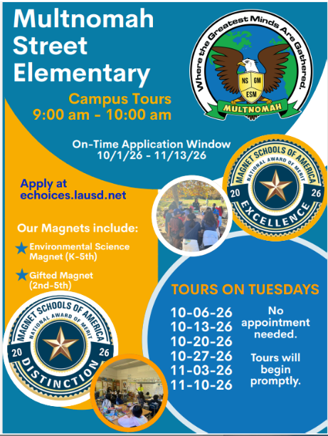 Multnomah school tours