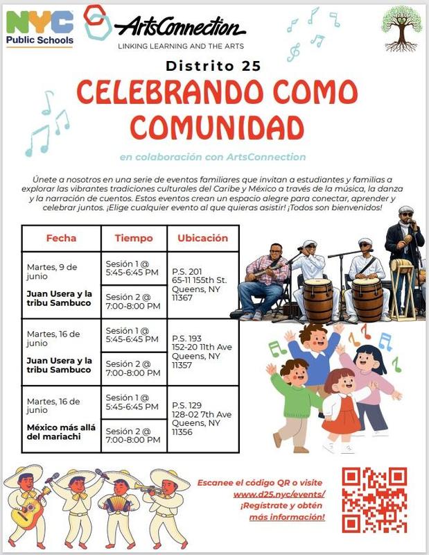 District 25 Community event spanish