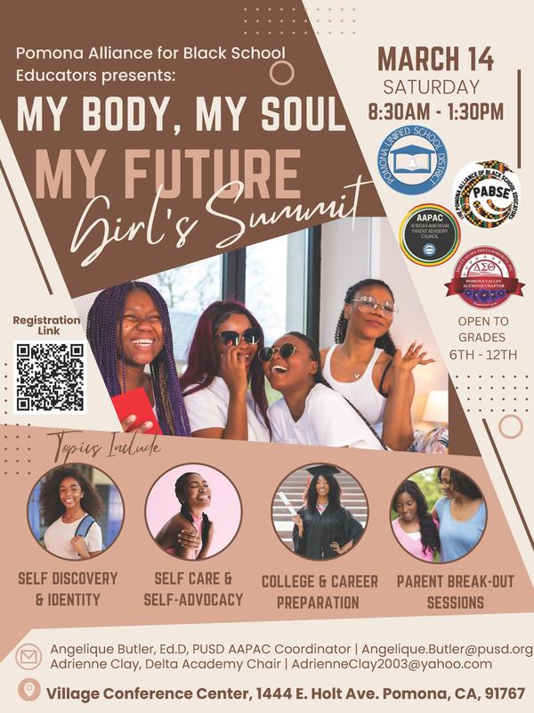 My Body, My Soul, My Future Girls Summit 3.14.26