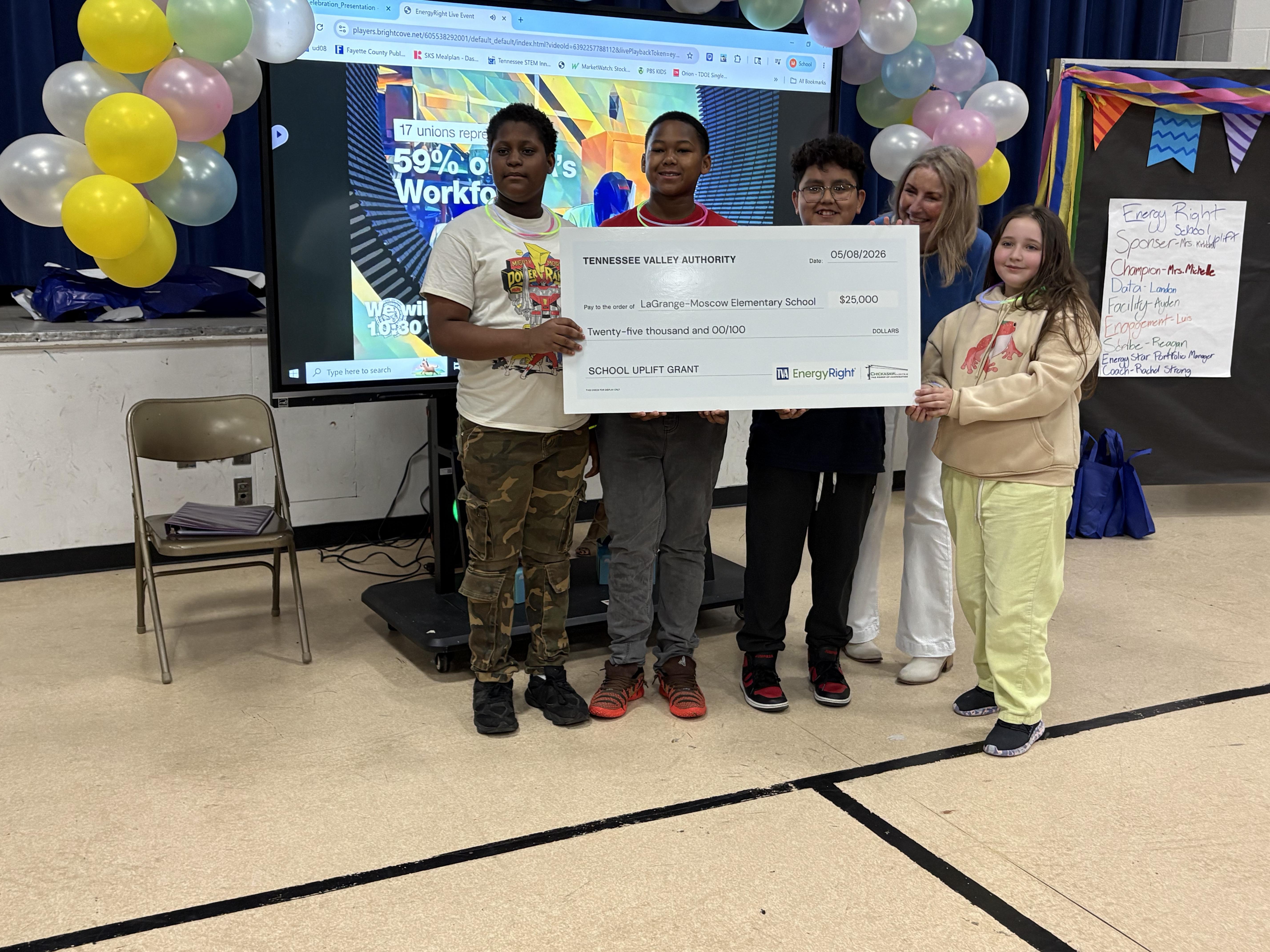 TVA Uplift gets $25000 grant