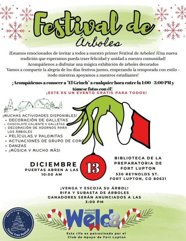 Tinsel Tree Festival Flyer