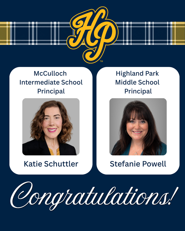 HPISD Announces New Principals for MIS & HPMS Featured Photo