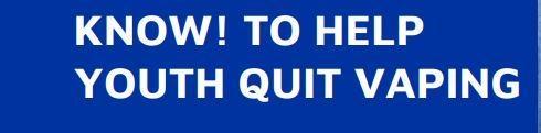  Information about quitting vaping