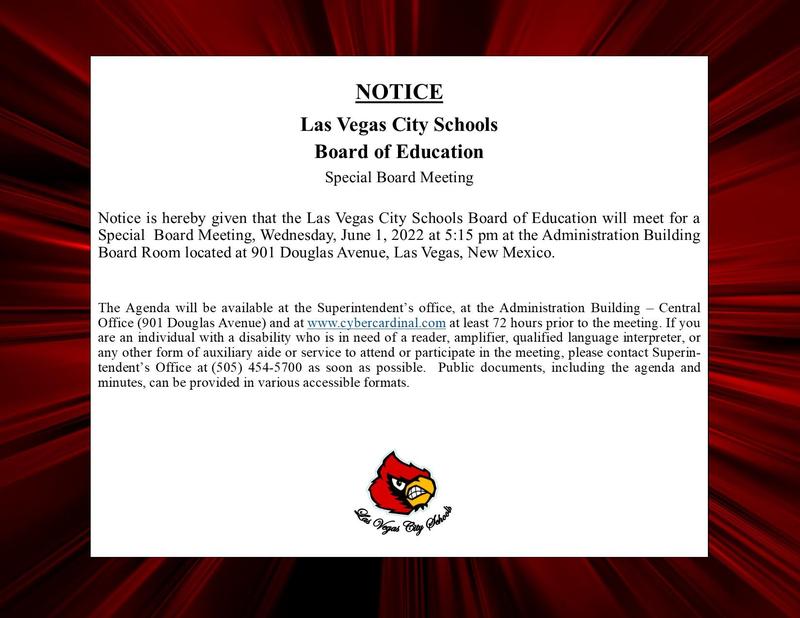 June 2022 Special Board Meeting