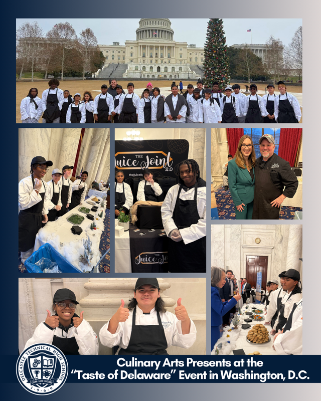 Delcastle Technical High School Culinary Arts at Taste of Delaware 2025 in Washington, D.C.