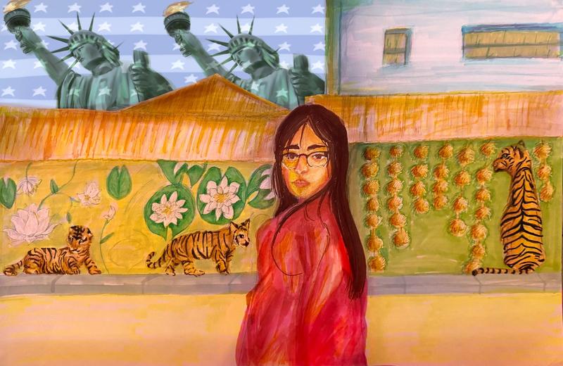 Self-Portrait of Mahima Hussain