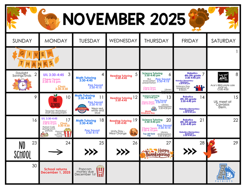 November Event Newsletter Featured Photo