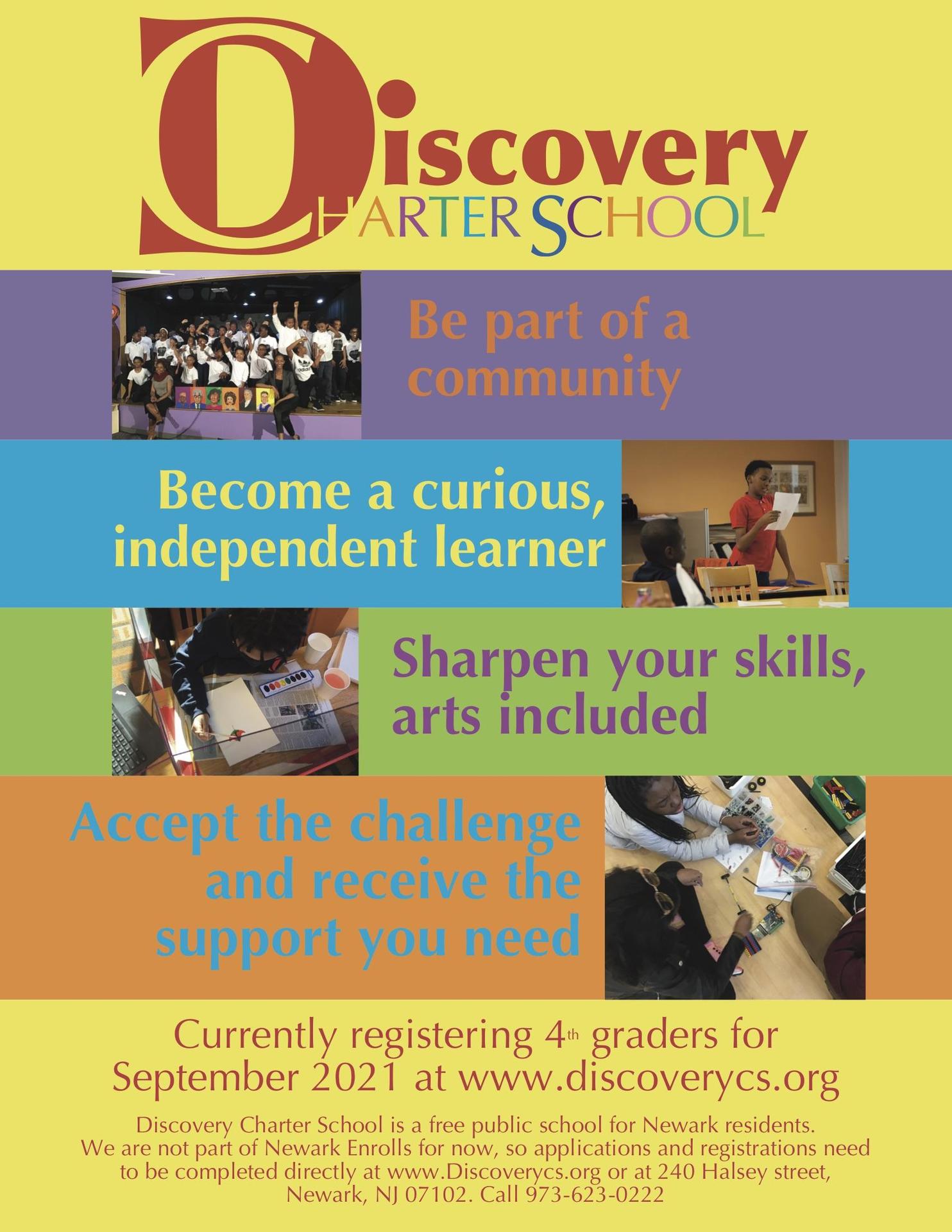 Accepting 4th graders for September 2021