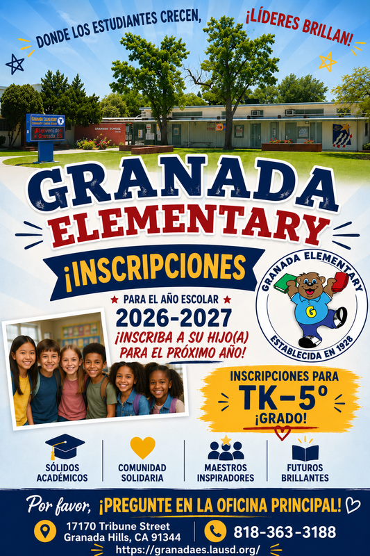 Flyer in Spanish