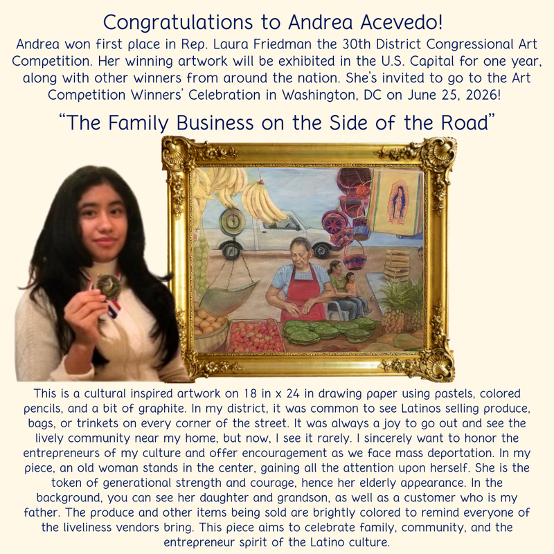 30th District Congressional Art Competition Winner