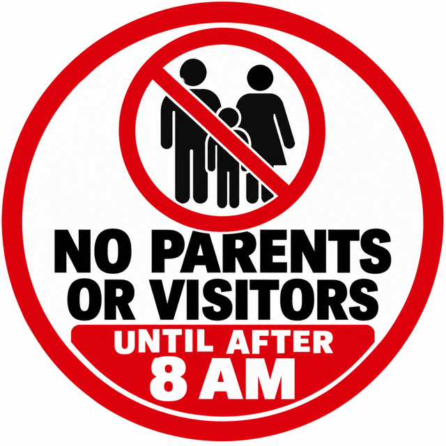 no visitors 8