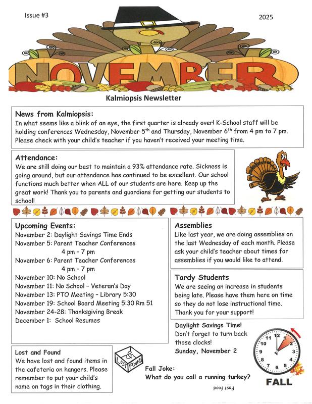 November Newsletter