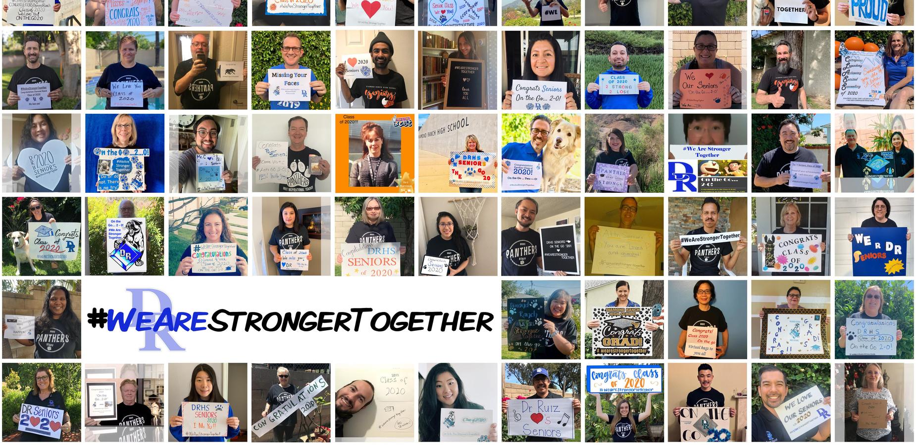 Staff Collage for the Class of 2020