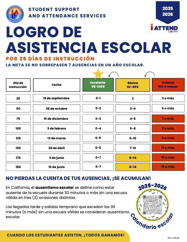 Attendance Calendar SP