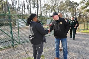 Sheriff Bryant “Wally” Jones and his Administrative Team recently toured PALS Animal Rescue