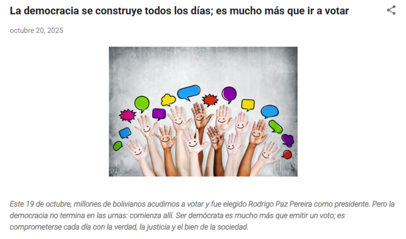 Die Demokratie erschöpft sich nicht an den Wahlurnen. Featured Photo