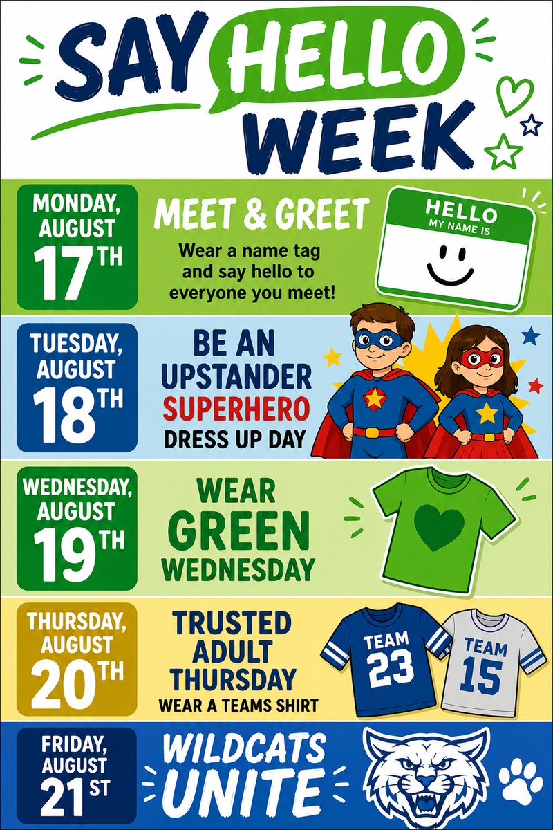 Say Hello Dress Up Days