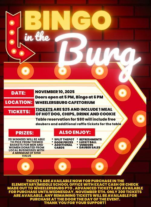 Bingo in the Burg