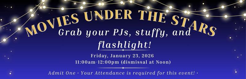 Movie under the stars event