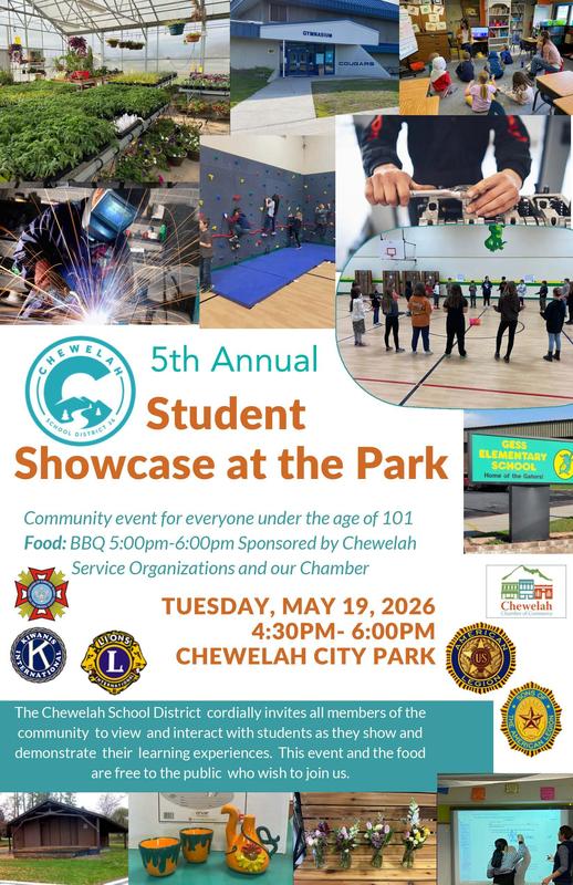 Flyer for showcase in the park.