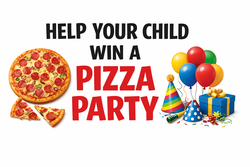 🍕 Help Your Child Win a Pizza Party! Thumbnail Image