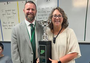 Kathy Norwick and Dr. DeBoer