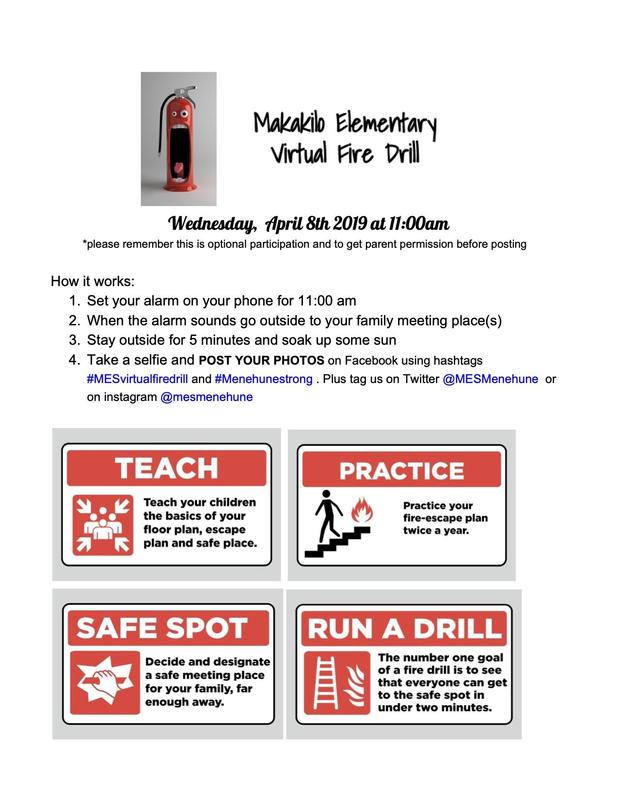 Makakilo Elementary Virtual Fire Drill Featured Photo