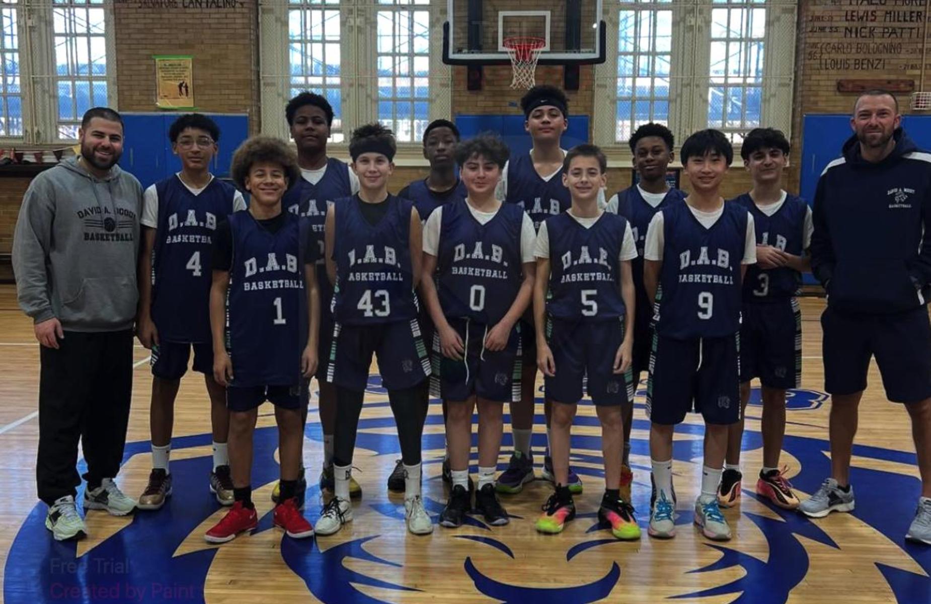 Boys Basketball Team 2025-2026