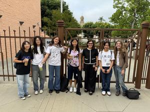 Supt Baxter with Seniors 1st Day of School August 13 2025.jpg