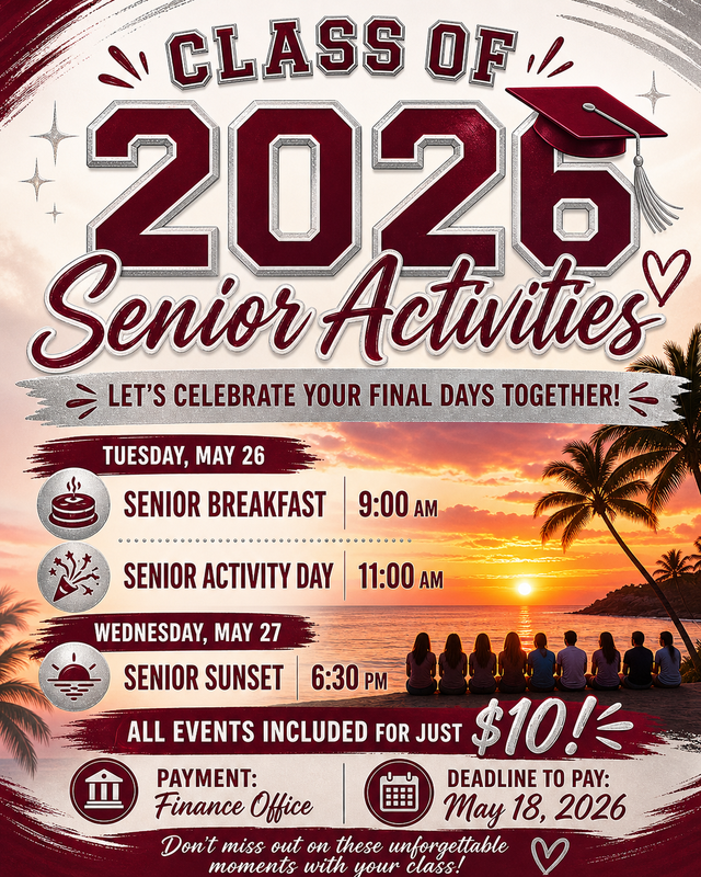 Senior Activities flyer