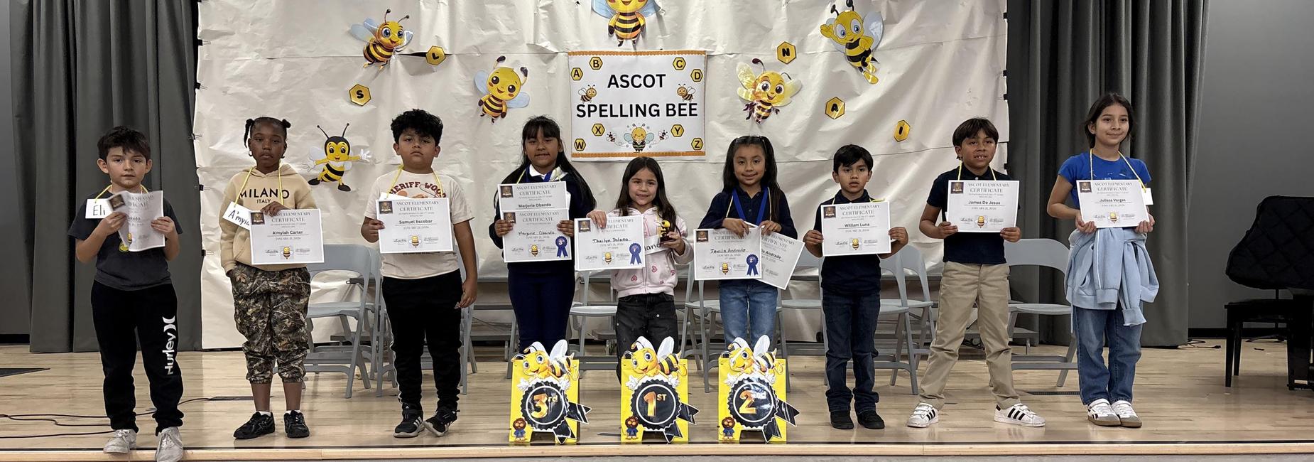 Ascot&rsquo;s 2nd grade Spelling Bee, Wednesday, January 21, 2026