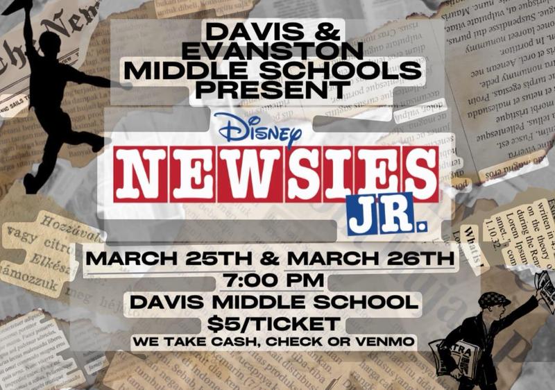 Newsies Jr.  March 25 & 26th