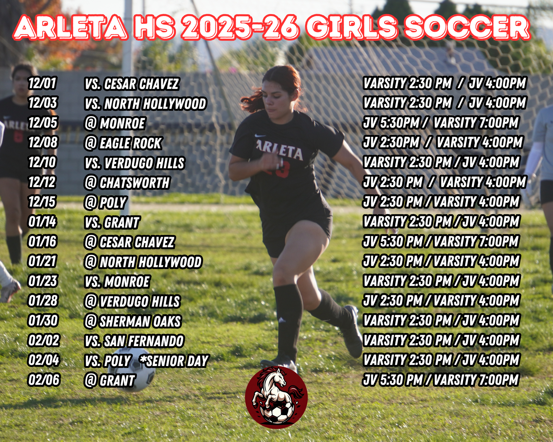 2025-26 Schedule