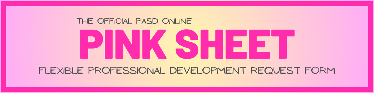 Pink and yellow background with "Pink Sheet" text