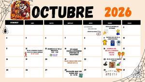 P.S 81 October Calendar - Spanish