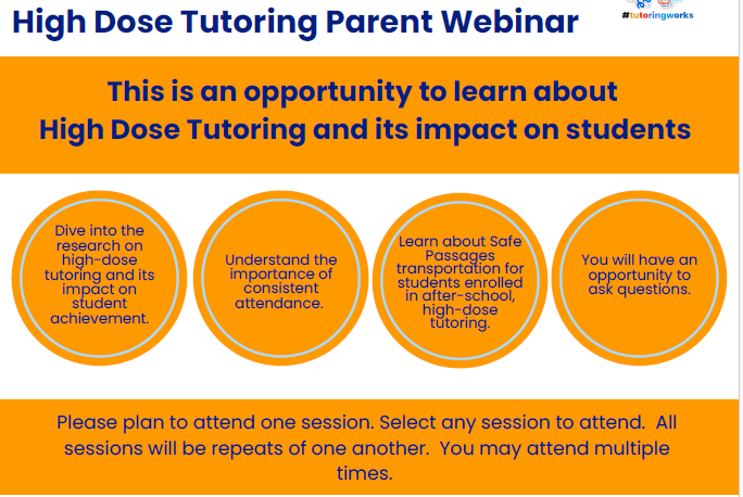 High Dose Tutoring
