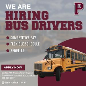 Perry School Bus Drivers Hiring