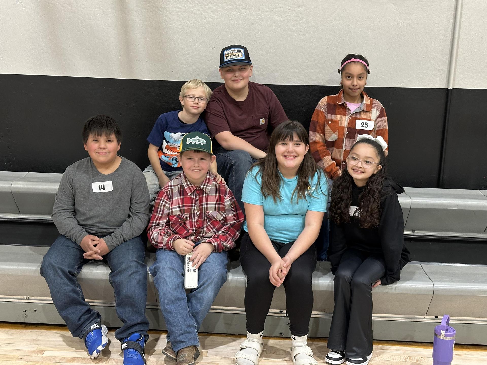 students smile after spelling bee