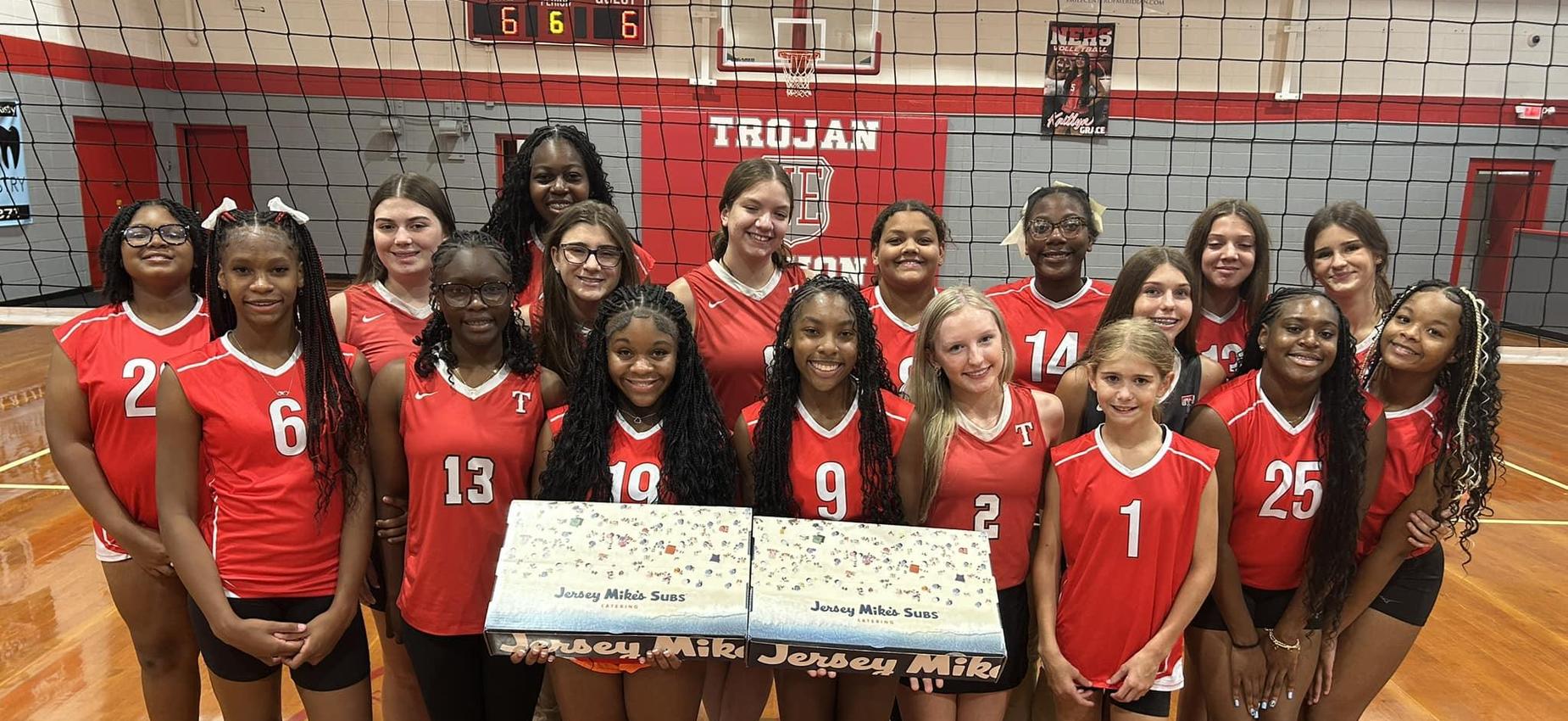 Jersey Mikes provided dinner for our Volleyball Team