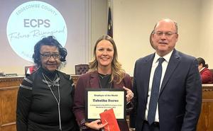 Tabatha Burns selected as ECPS Employee of the Month