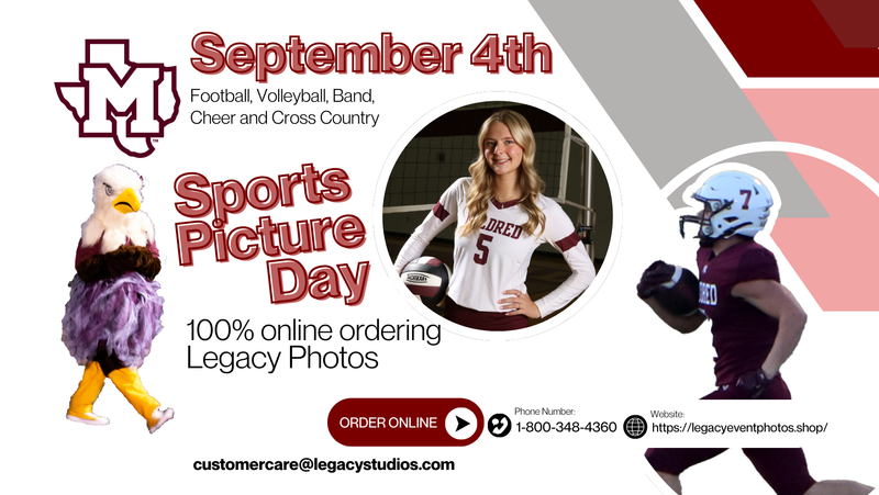 Flyer for sports picture day