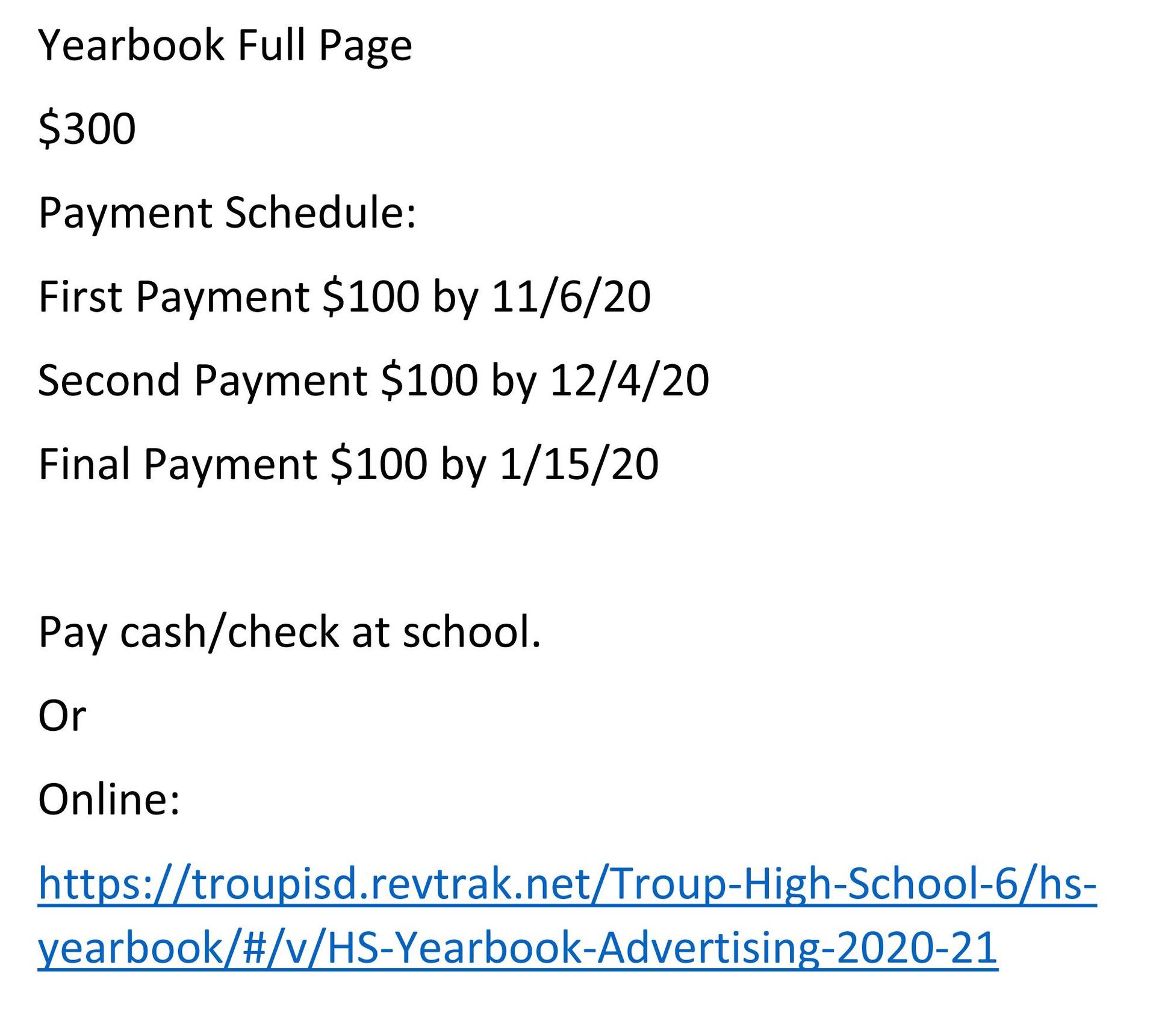 Page 2 Senior Ad Information