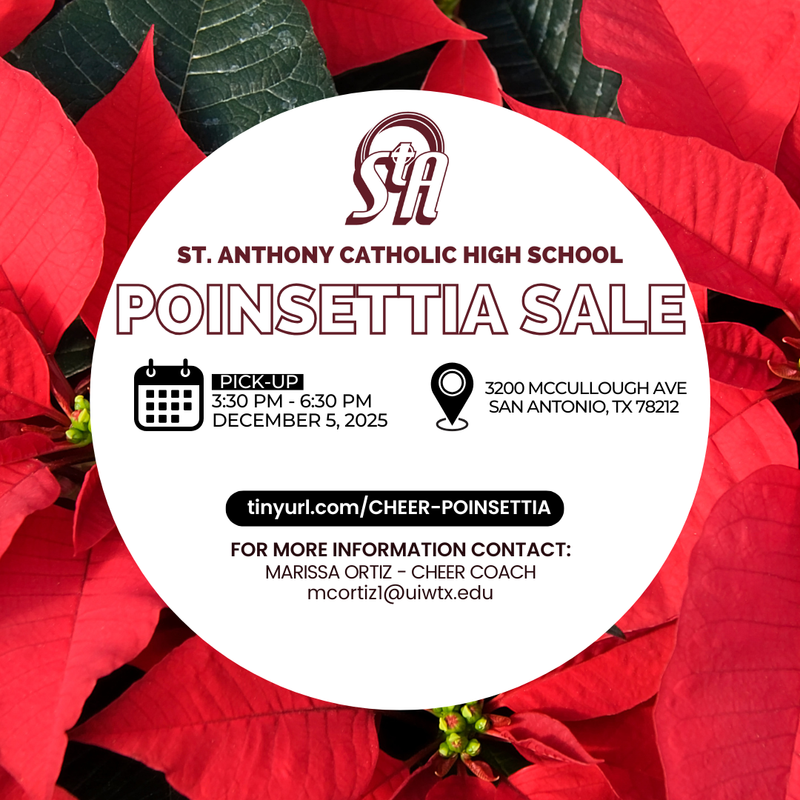 Poinsettia Sale December 5th