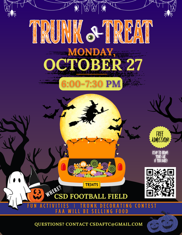CSD Trunk or Treat on 10/27 Featured Photo